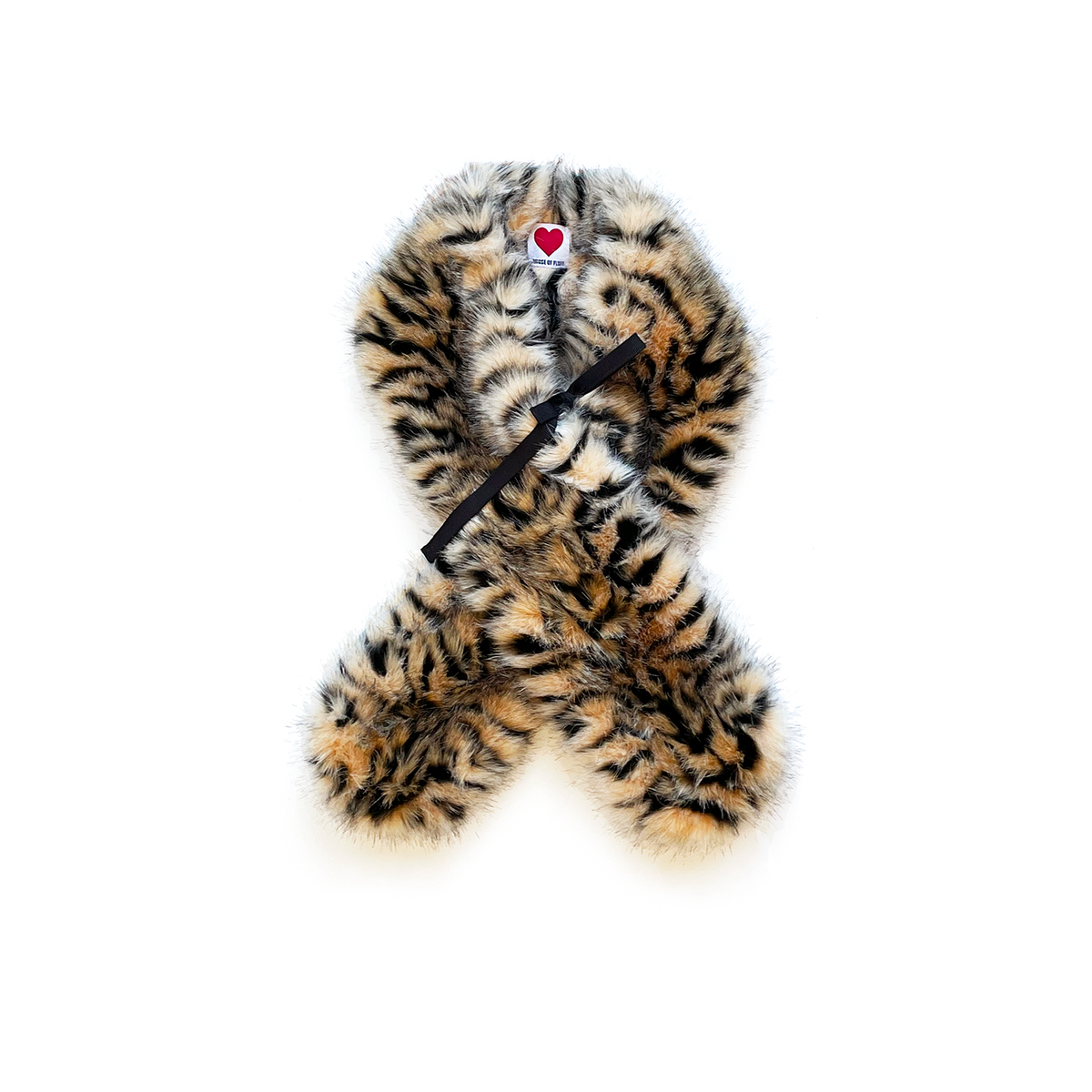 Faux Fur Scarves Animal Print Scarf Chunky Scarves Tiger 